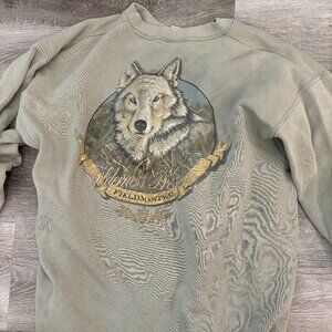 Vintage Field Master Crewneck Medium Wolf - Men's vintage wolf sweater